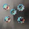 Joias de cristal cor AB furo reto furo horizontal contas soltas coração de pêssego estrela de cinco pontas urso acessórios DIY feitos à mão brincos colar pulseira