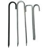 Clavo de tienda reforzado clavo de tierra M8M10M12 tipo J gancho en forma de U color zinc galvanizado en caliente punta especial piezas empotradas en forma especial clavo para terreno de camping