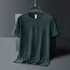 Camiseta Nova Modelo 2026 com Sensação de Gelo de Seda Gelada para Homens, Tecido Funcional, Repelente de Mosquitos, Antibacteriana, Absorvente de Suor, Fina de Secagem Rápida Manga Curta