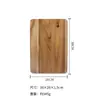 Tabla de cortar de madera de acacia, Tabla de cortar de madera maciza, Set de tres piezas específico para cocina, Clasificación de set para el hogar