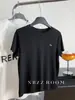 Camiseta de Manga Corta Bordada de Cebra Moda Coreana Verano 2026 para Mujer, Camiseta Básica Versátil de Cuello Redondo Simple, Top de Hombro Regular