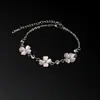 Pulsera Rota Estrella Qingyu~Estilo Coreano Minimalista Degradado de Circonita, Sensación de Lujo Ligero de Alta Gama, Joyería de Mano Exquisita Versátil