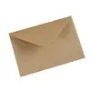 Envelope de Papel Kraft Colorido Vermelho Transfronteiriço em Estoque Atacado, Cartões de Cumprimento Simples em Branco, Cartões de Convite, Envelopes de Convite