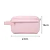 Bolsa de cosméticos de mano transfronteriza, bolsa de almacenamiento de pana, estuche de lápices elegante, gran capacidad, bolsa de aseo de viaje portátil, al por mayor