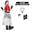 Disfraces de Jazz para Niñas Conjunto de Pantalones de Longitud Media con Degradado Moderno y Elegante para Actuaciones Escénicas Infantiles