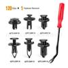 A fivela de 120 peças é adequada para fivela de fixação do corpo Fivela de pára-choques de clipe universal de distância de furo de 6,3-10 mm