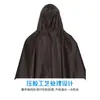 Poncho Impermeable Multifuncional 3 en 1 para Ciclismo al Aire Libre, Poncho de Lluvia con Cremallera de Poliéster para Senderismo, Venta al por Mayor para Comercio Exterior y Ventas Transfronterizas