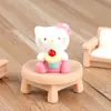 Micro Paisaje Creativo Muñeco de Gato de Dibujos Animados Accesorios de Decoración DIY Adornos Pequeños para Coche Escritorio Adornos Pequeños de Resina