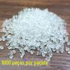 P01 bala borracha tampa da orelha tampa da orelha de plástico tampa de ouvido transparente tampão de orelha flor de ameixa DIY acessórios de joias atacado