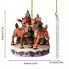 Colgante Decorativo Acrílico Accesorios Perfectos para el Coche y Adornos para el Árbol de Navidad