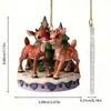 Colgante decorativo de acrílico perfecto para accesorios de coche y adornos para árboles de Navidad.