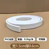 Tira de Borde Suave de PVC Autoadhesivo Pu Estilo Francés para Decoración de Puertas con Arco Curvo Borde de Pared de Fondo Estilo Europeo Línea de Yeso