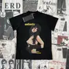 25Fw Erd Melancólico Rico Segunda Generación Nicho Marca de Moda Verano Americano Algodón Puro Holgado Camiseta de Manga Corta para Hombre Pareja