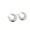 Ear Cuff Retro de Lujo Ligero Francés con Sentido de Alta Gama Pendientes de Nicho Europeos y Americanos Aro de Oreja Redondo de Metal Dorado Superficie Lisa Pendientes de Aro para Mujer