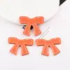 Corazón Girly Cableado Estéreo Cuero PU Lazo DIY Colgante para Bolso Hecho a Mano Materiales Decorativos Accesorios Pequeños