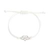 2023 Nuevo brazalete tejido con cordón de cera de amor de 8 caracteres huecos europeo y americano, joyería de cordón para mano para hombres y mujeres, venta al por mayor, entra en