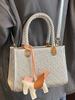 Bolso de Mano Nuevo Verano 2025 para Mujer Estilo Coreano Simple Moda Bolso Cuadrado Pequeño para Viajero Moderno Bolso Bandolera de Hombro