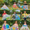 Cometa Nueva DIY para Niños Venta al por Mayor Pintada a Mano para Colorear Grafiti Pintada a Mano Cometa en Blanco para Niños Paquete de Material Gratuito