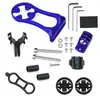 Soporte de Extensión para Manillar de Código Transfronterizo Aleación de Aluminio Soporte para Luz Adecuado para Garmin Bryton Soporte de Extensión para Código