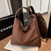 Bolso tote de ante transfronterizo para mujer, nuevo modelo otoño e invierno 2026, bolsa de gran capacidad para el día a día, bolso de hombro versátil casual