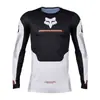 Jersey de descenso Fox americano más vendido, jersey de ciclismo de montaña, camiseta de manga larga para hombre, jersey de carreras de motocross