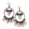 Pendientes Florales Grandes de Rafia Estilo Vacacional Junto al Mar Populares de Lujo Ligero Pendientes de Estrella de Mar Pendientes Elegantes de Nicho