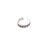 Anillo de Plata de Ley S925 Quusheng Thirteen Yao Open Mahjong Marca Win Dios de la Suerte Transferencia de Fortuna Anillo de Cola de Boca Viva Viejo