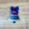 Decoración de Campana de Navidad Tejida con Ganchillo de Nuevo Producto Transfronterizo Colgante para Árbol de Navidad Adorno Acrílico Plano 2D Regalo de Navidad