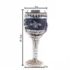 Taza de Calavera de Resina Transfronteriza Creativa de 3 Piezas Halloween Acero Inoxidable Taza Alta Taza Decorativa Taza Creativa para Cócteles