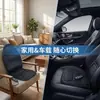 Almofada de massagem de uso duplo para carro e casa com aquecimento, espuma de memória, pescoço, cintura, costas, vibração para o corpo todo e almofada de cadeira de massagem com compressa quente