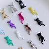 Colorido tridimensional bonito coelho gato liga pingente material diy colar grampo de cabelo brincos jóias acessórios lote