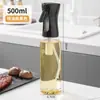 Garrafa borrifadora de óleo de vidro, borrifador de óleo tipo prensa para churrasqueira e air fryer, garrafa borrifadora com controle de óleo, atacado do fabricante