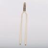 Acessórios de cabelo antigos corpo principal eletroforese retenção de cor cobre kc ouro hairpin vara de cabelo em forma de U garfo de cabelo mão-embrulhado flor hairpin diy material