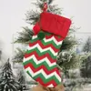 Decoraciones navideñas bordadas personalizadas de Etsy, calcetines de lana, renos rojos y blancos, bolsas de regalo para niños, calcetines navideños de punto