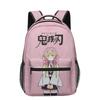 Mochila Escolar con Diseño de Anime, Mochila de Viaje, Lonchera, Estuche para Lápices, Set de Tres Piezas para Estudiantes de Primaria y Secundaria, con Estampado