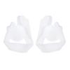 Separador de Dedos de Doble Orificio Silicona Corrector de Juanetes Soporte de Arco Engrosado Herramienta de Corrección de Valgo de Pie Separador de Dedos