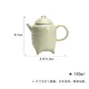 Conjunto para Sala de Chá com Esmalte Verde Estilo Song, Coleção Série Verde Cana, Incluindo Gaiwan, Bule, Xícaras de Chá, Suporte para Bule, Adequado para Cerimônia do Chá e Cerimônia do Incenso