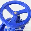 Fornecimento do Fabricante Válvula Gaveta com Flange Dn40-300 Vedação Macia Haste Escura Ferro Fundido Fire Interruptor Manual Químico