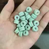 Jingdezhen, accesorios de bricolaje, cambio de horno, cuentas espaciadoras de cerámica, hebilla Ping An, material hecho a mano, cuentas dispersas, accesorios de pulsera, cuentas