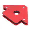 Soldagem elétrica suporte magnético forte para soldagem localizador triangular magnético para soldagem suporte multiângulo para soldador