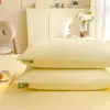Funda de almohada de algodón Clase A Capa de aislamiento para núcleo de almohada Funda interior de algodón puro para el hogar 48X74Cm Paquete individual