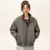 Chaqueta de Vuelo Americana Abrigo de Algodón Chaqueta para Hombre y Mujer 2025 Invierno Nuevo Engrosada Ropa de Trabajo Chaqueta de Algodón Top de Algodón de Béisbol