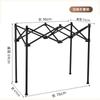 Mesa de camping para exteriores, mesa de comedor plegable para camping, mesa de camping con carrito de camping, mesa de rollo de huevo, mesa de remolque pequeña