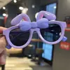 Gafas de Sol Polarizadas para Niños Nuevas Orejas de Conejo Gafas de Bebé Salida de Primavera Parasol de Conejo para Niños Espejo de Vacaciones Lindo