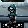 Colgante Acrílico 2D de Calavera Super Cool para Coche, Colgante de Decoración Navideña, Llavero para Mochila, Regalo, Decoración