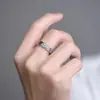 Anillo patrón Tang Cao mismo estilo para hombres y mujeres artesanía envejecida estilo frío personalidad temperamento moderno retro artístico creativo anillo