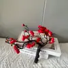 Simulação de Wintersweet ramos de Wintersweet arranjo de flores bonsai decoração todos os tipos de Wintersweet shopping center decoração interna e externa simulação de flor de ameixa