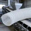 Manguera flexible reforzada de PU, tubo transportador de partículas de material, tubo corrugado plano de pared interior, manguera flexible reforzada de PU, manguera reforzada de poliuretano