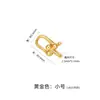 Hebilla de Plata de Ley S925 con Forma de Herradura Hebilla de Perla Pulsera DIY Hecha a Mano Accesorios de Plata Hebilla de Resorte en Forma de U Hebilla de Cierre