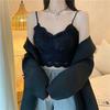 Ropa interior de algodón con espalda hermosa y encaje estilo francés para mujer, push-up envolvente, chaleco de tubo para el pecho, top exterior con almohadilla para el pecho